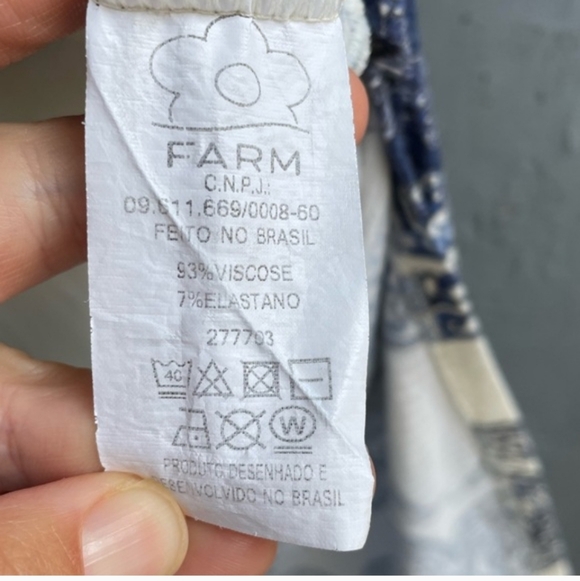 Farm Rio Ribbed Paisley Print Maxi Dress, size Small - Picture 10 of 13